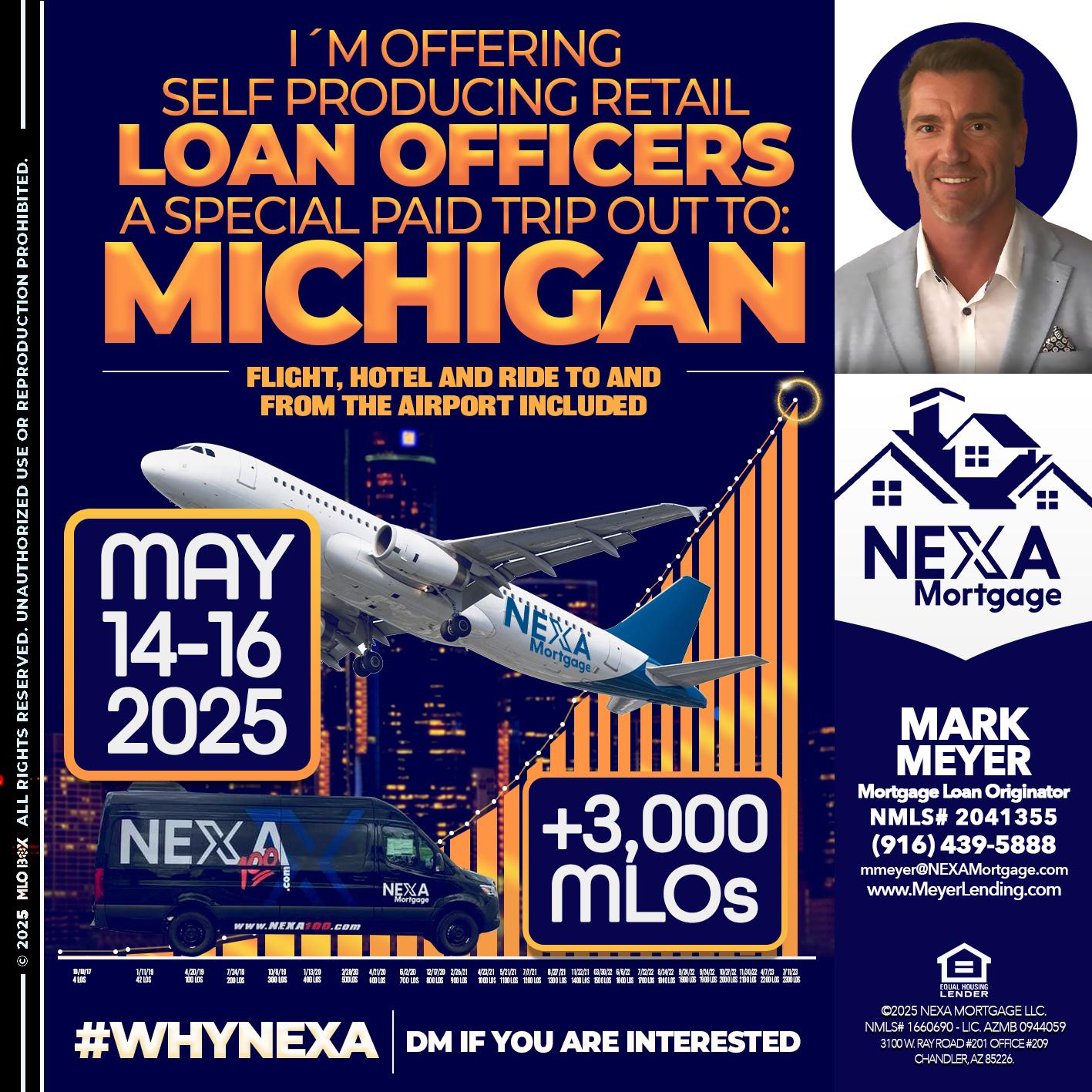 MICHIGAN TRIP - Mark Meyer -Mortgage Loan Originator