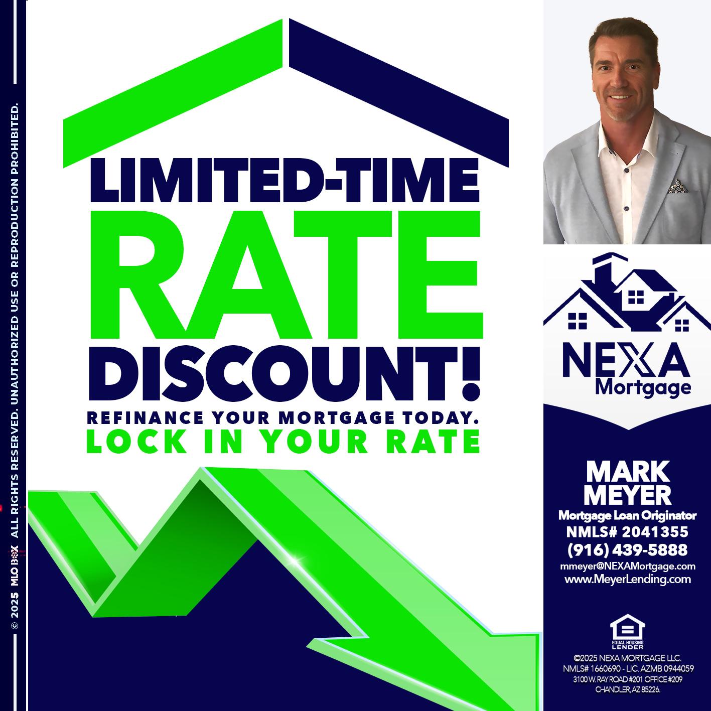 LIMITED TIME - Mark Meyer -Mortgage Loan Originator
