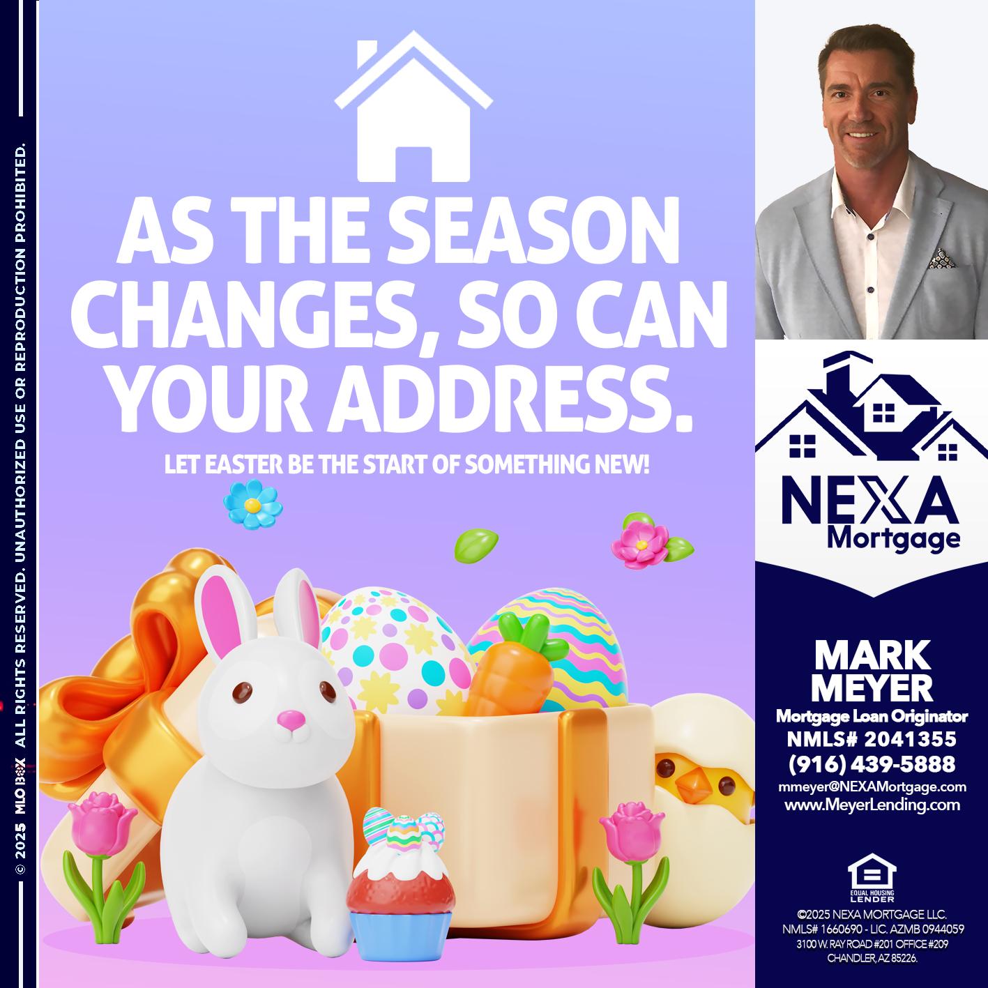 EASTER DAY - Mark Meyer -Mortgage Loan Originator