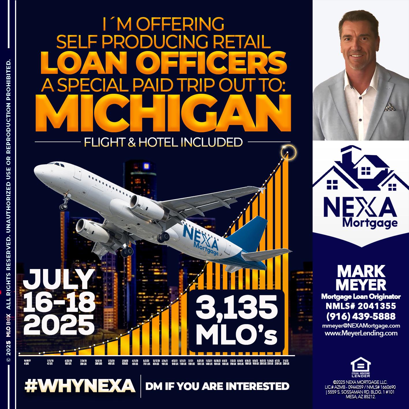 MICHIGAN TRIP - Mark Meyer -Mortgage Loan Originator