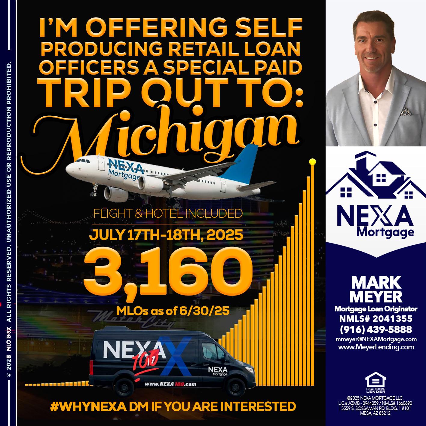 MICHIGAN TRIP - Mark Meyer -Mortgage Loan Originator