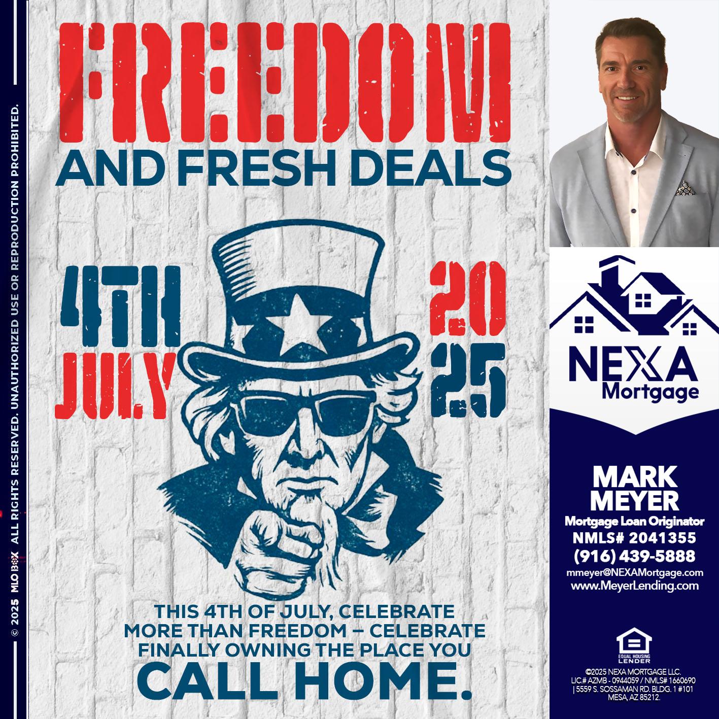FREEDOM - Mark Meyer -Mortgage Loan Originator