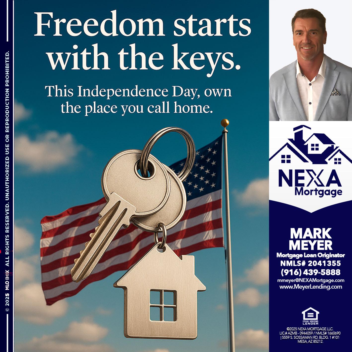 FREEDOM STARTS - Mark Meyer -Mortgage Loan Originator