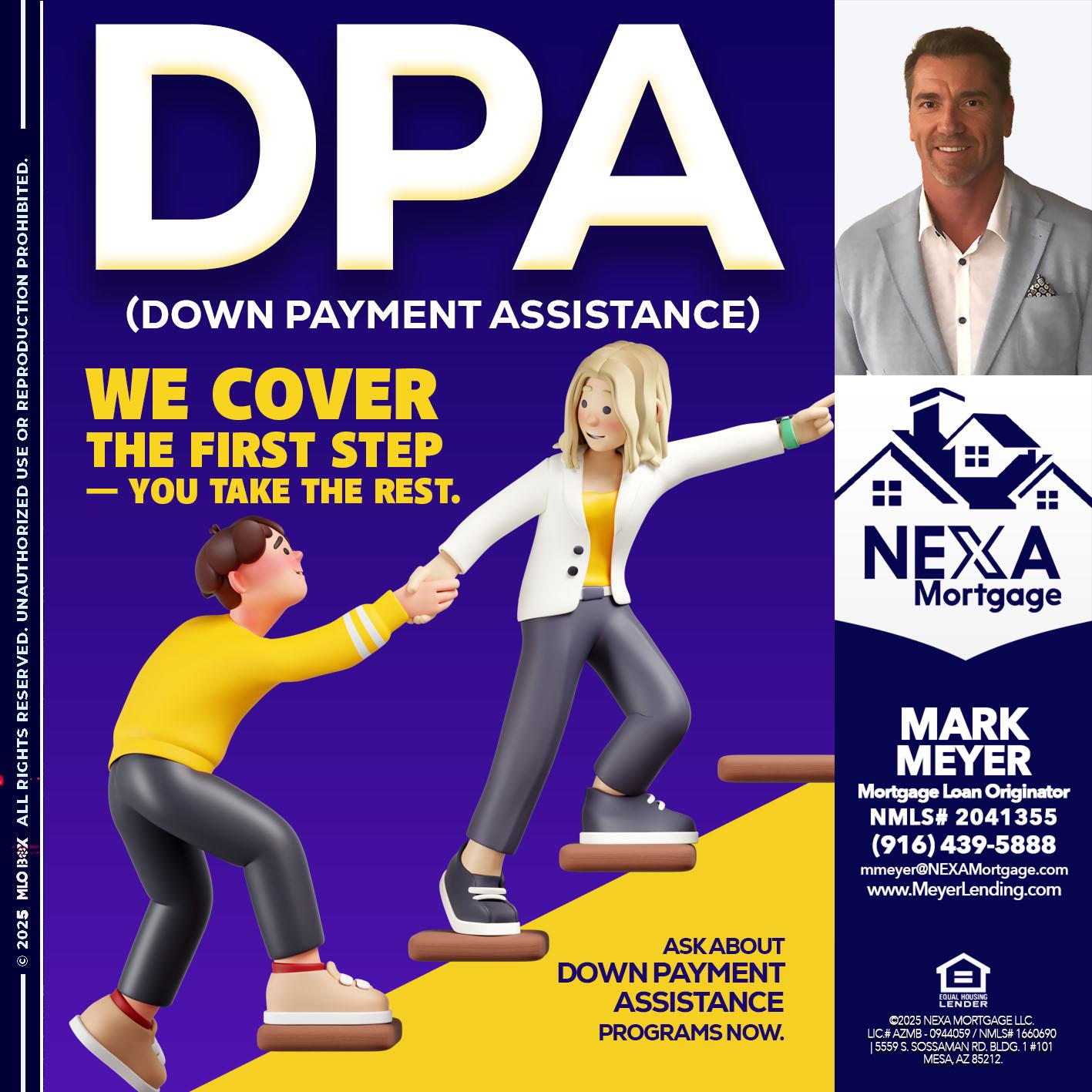 DPA LOANS - Mark Meyer -Mortgage Loan Originator