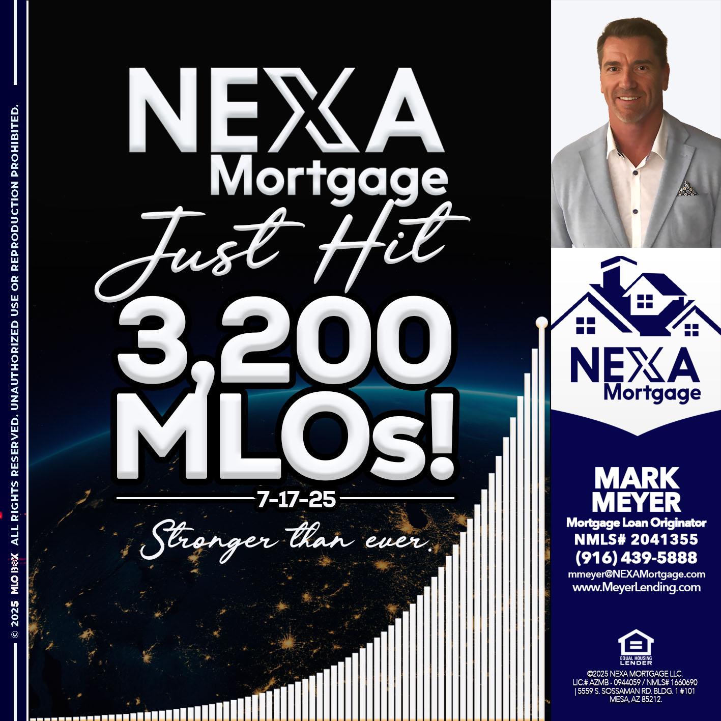 3200 MLOs - Mark Meyer -Mortgage Loan Originator