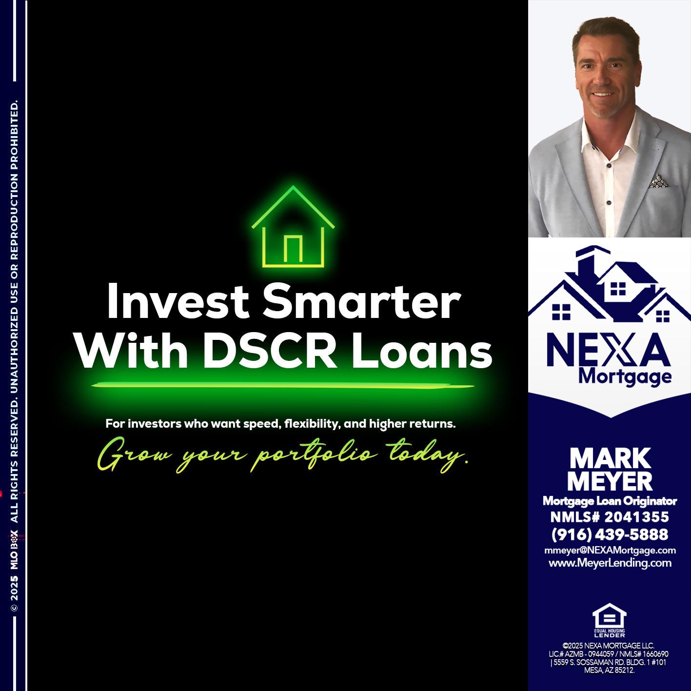 invest smarter - Mark Meyer -Mortgage Loan Originator