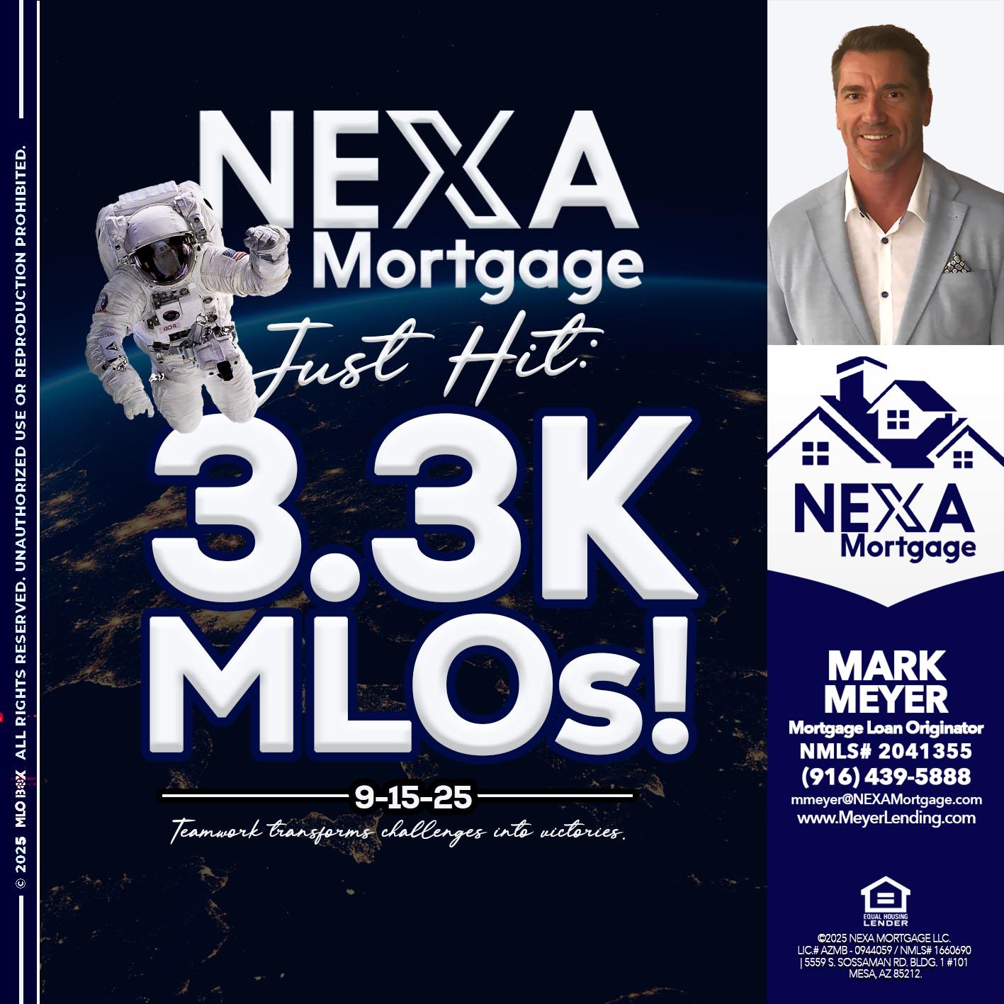 3.3K - Mark Meyer -Mortgage Loan Originator