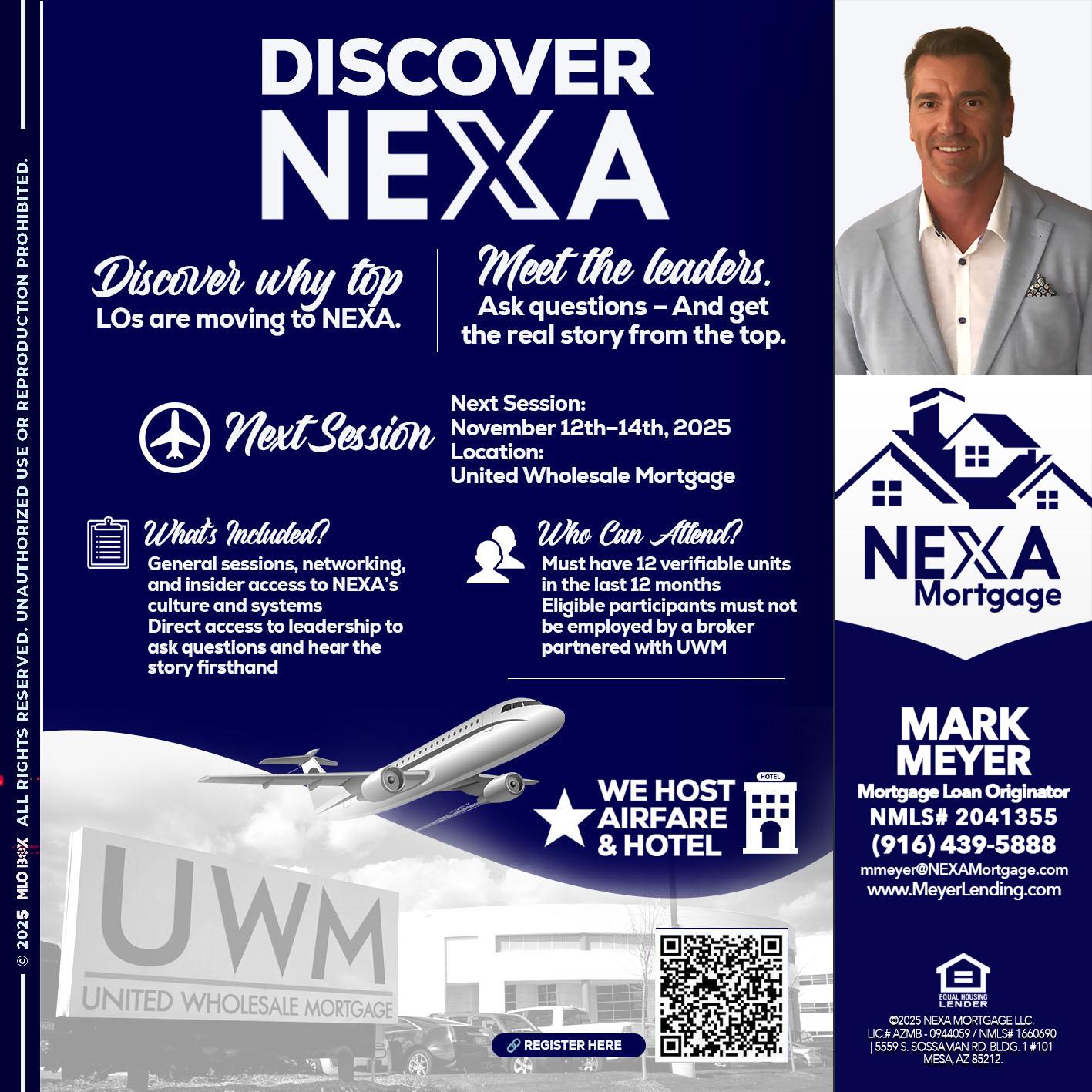 DISCOVER NEXA - Mark Meyer -Mortgage Loan Originator
