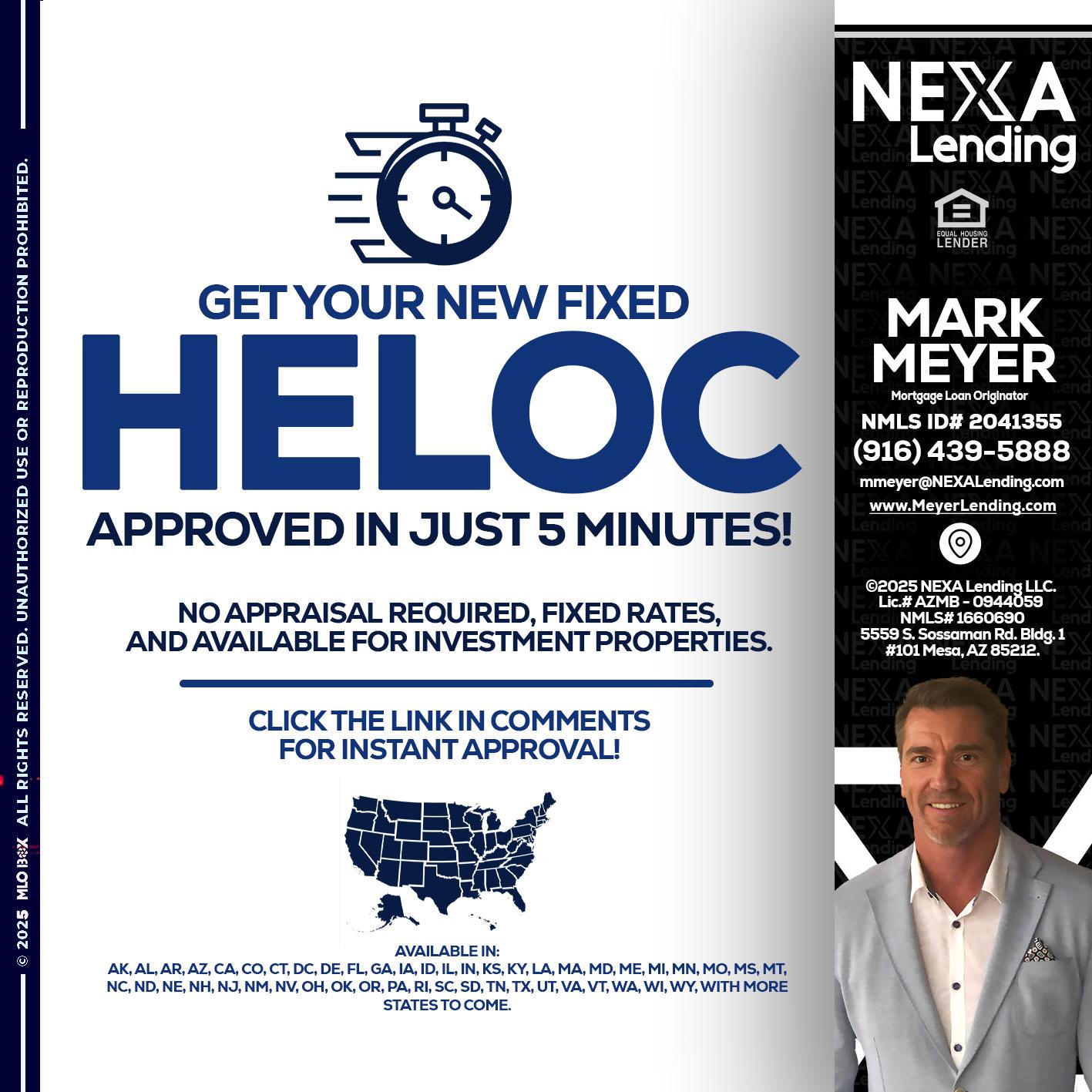 HELOC - Mark Meyer -Mortgage Loan Originator