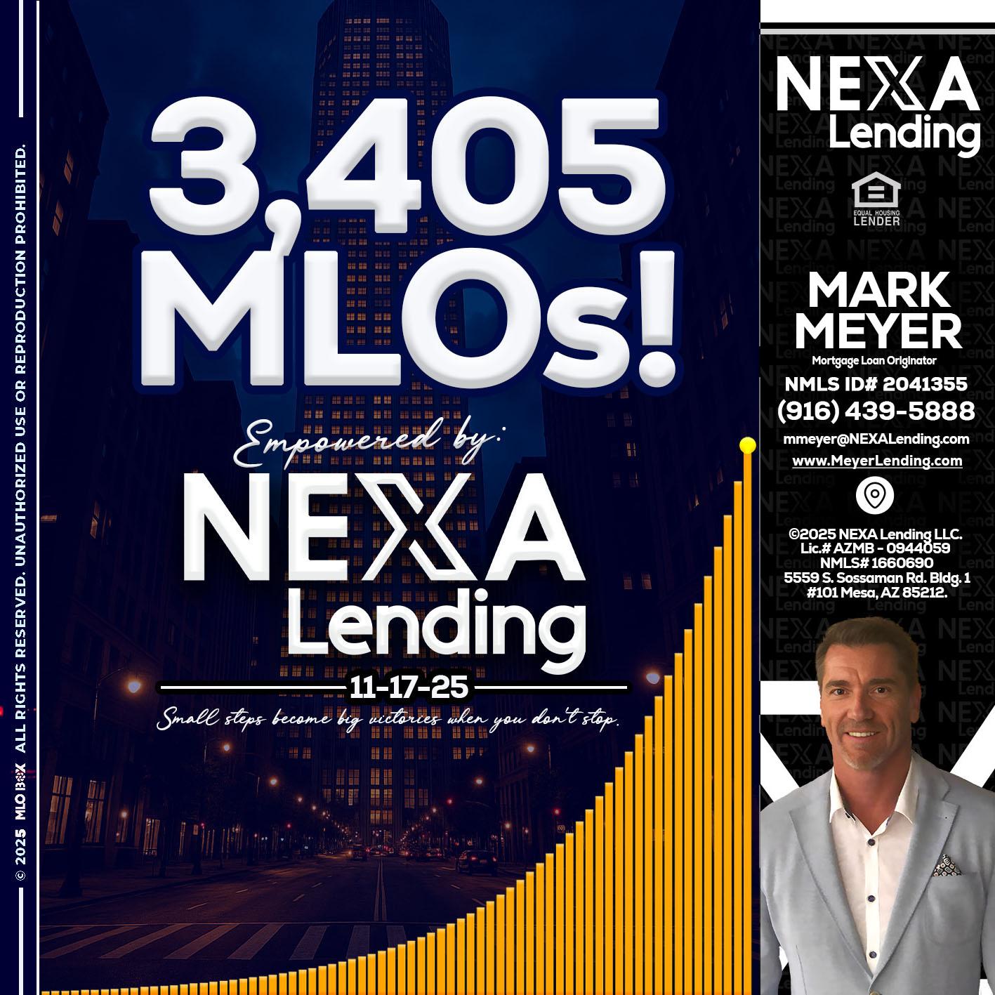 3405 MLOs - Mark Meyer -Mortgage Loan Originator