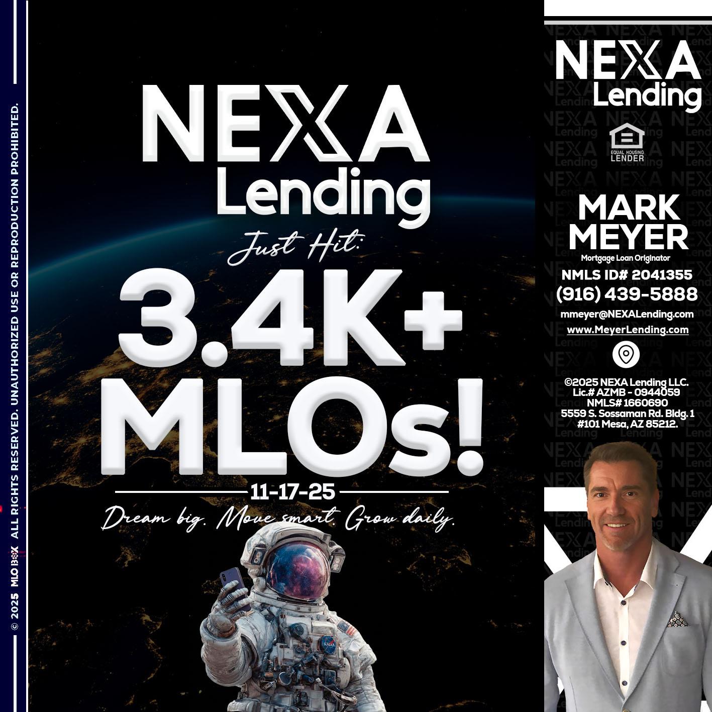 3.4K MLOs - Mark Meyer -Mortgage Loan Originator