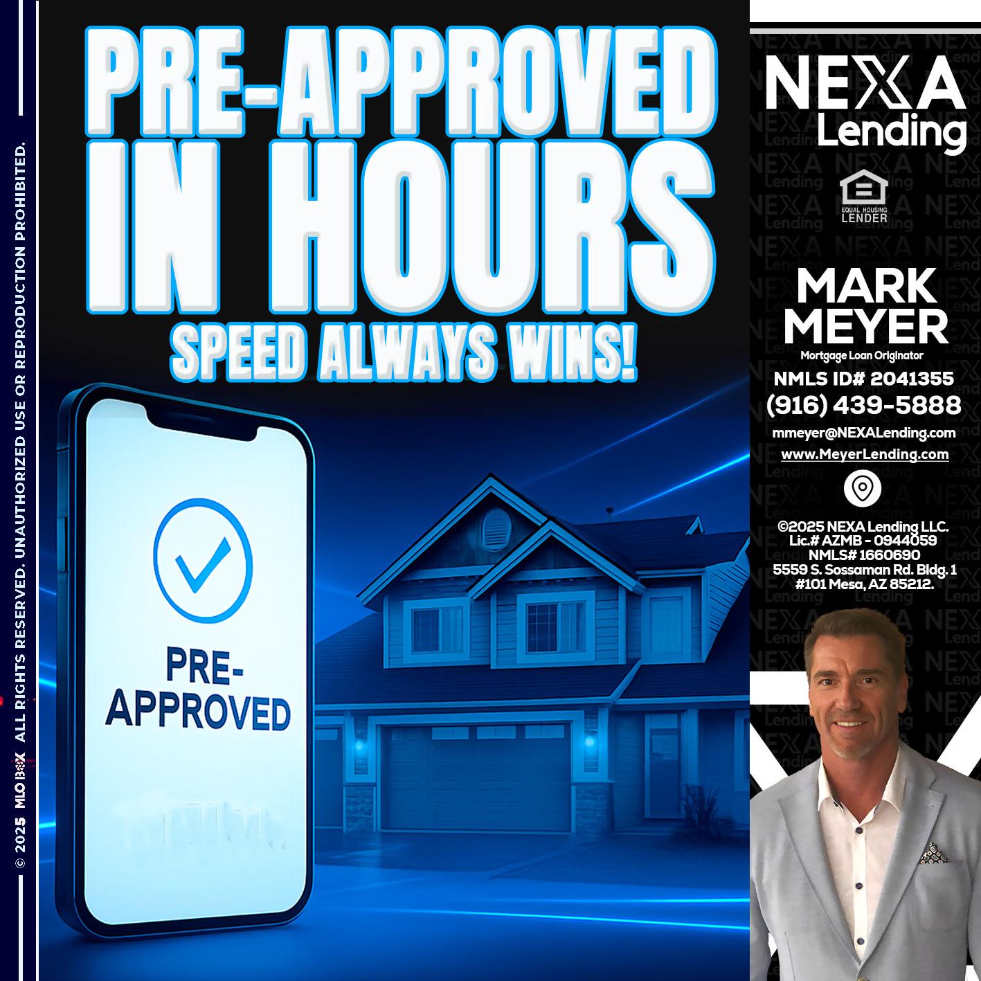 PRE - Mark Meyer -Mortgage Loan Originator