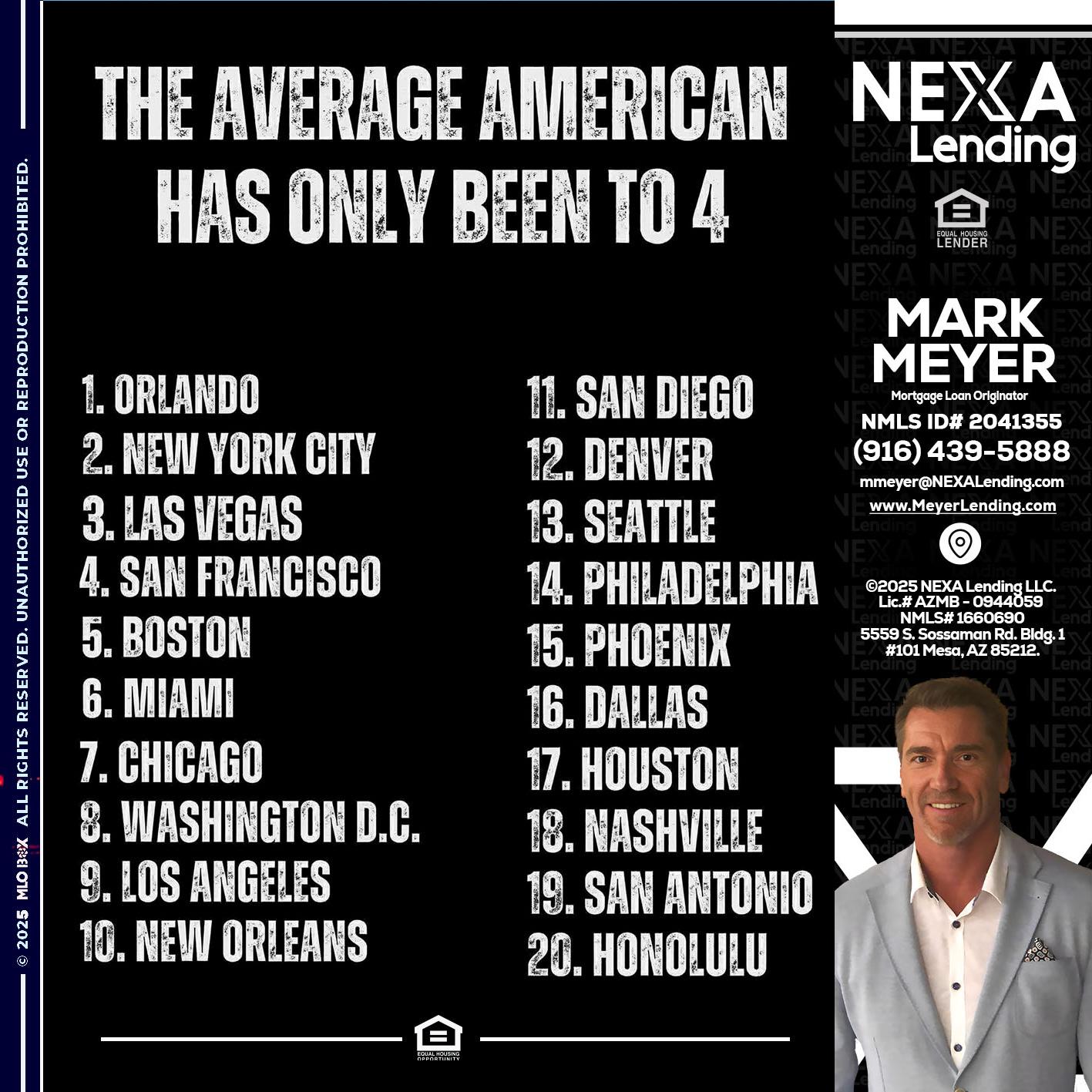 THE AVERAGE AMERICAN - Mark Meyer -Mortgage Loan Originator