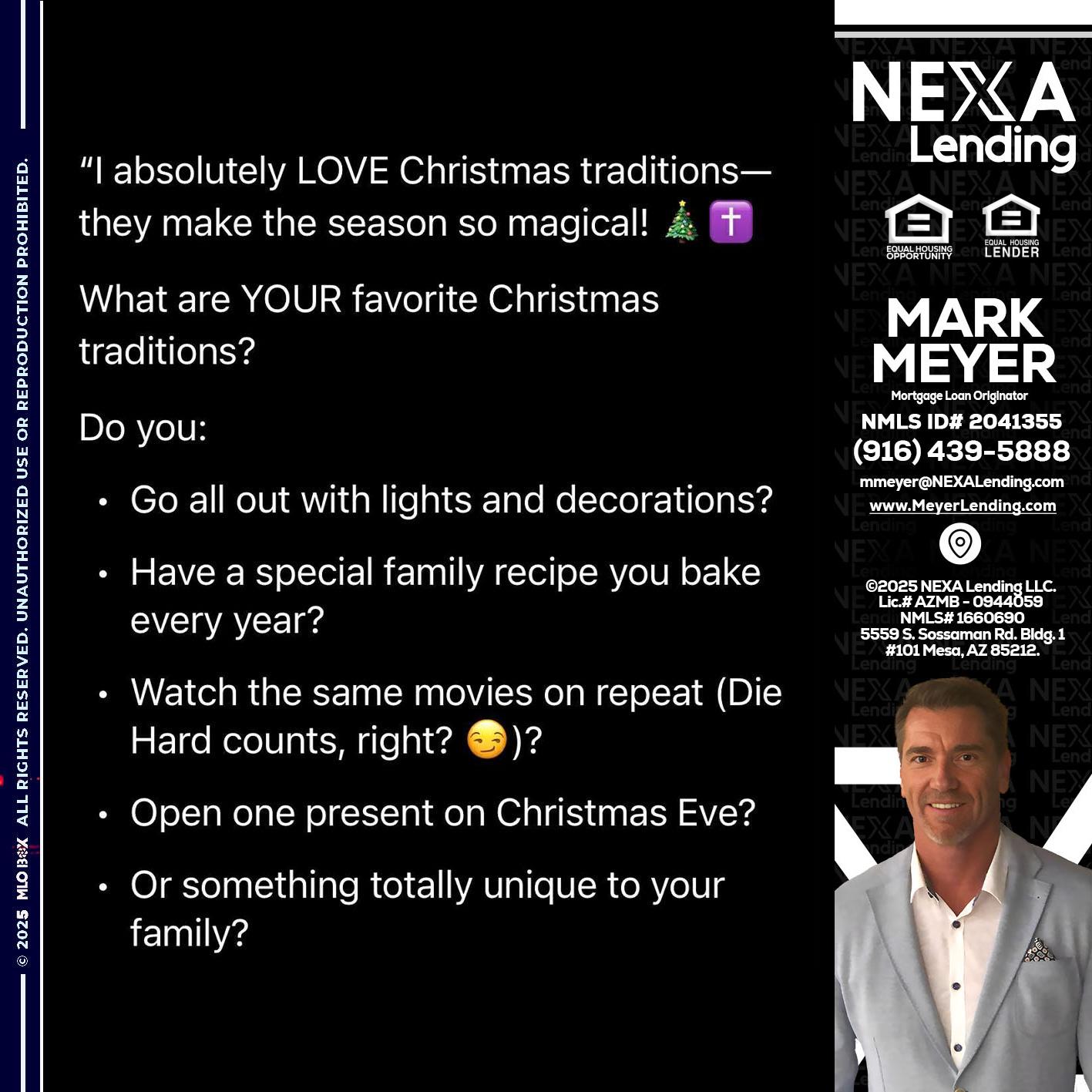 I love christmas - Mark Meyer -Mortgage Loan Originator