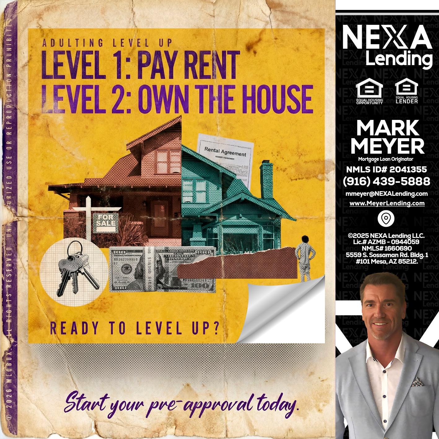 LEVEL 1 - Mark Meyer -Mortgage Loan Originator