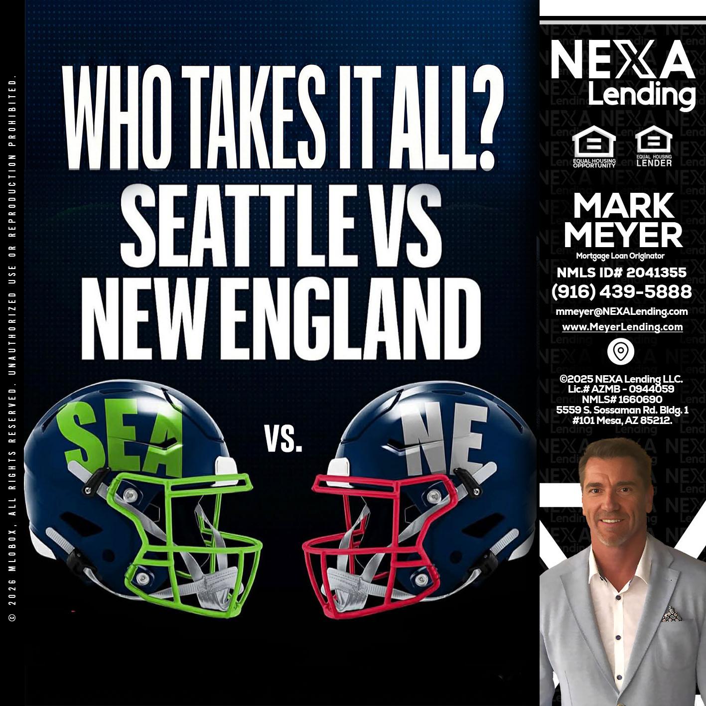 WHO TAKE IT ALL? - Mark Meyer -Mortgage Loan Originator