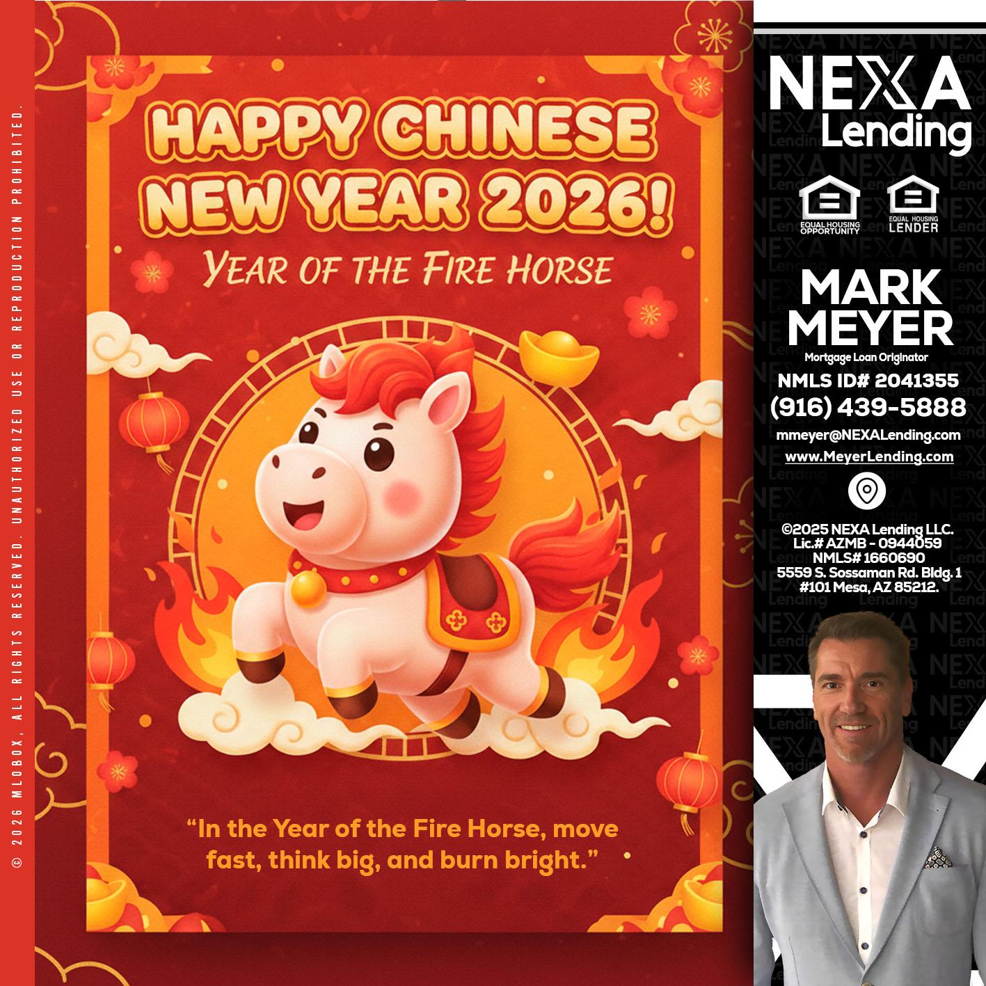happy Chinese new year - Mark Meyer -Mortgage Loan Originator