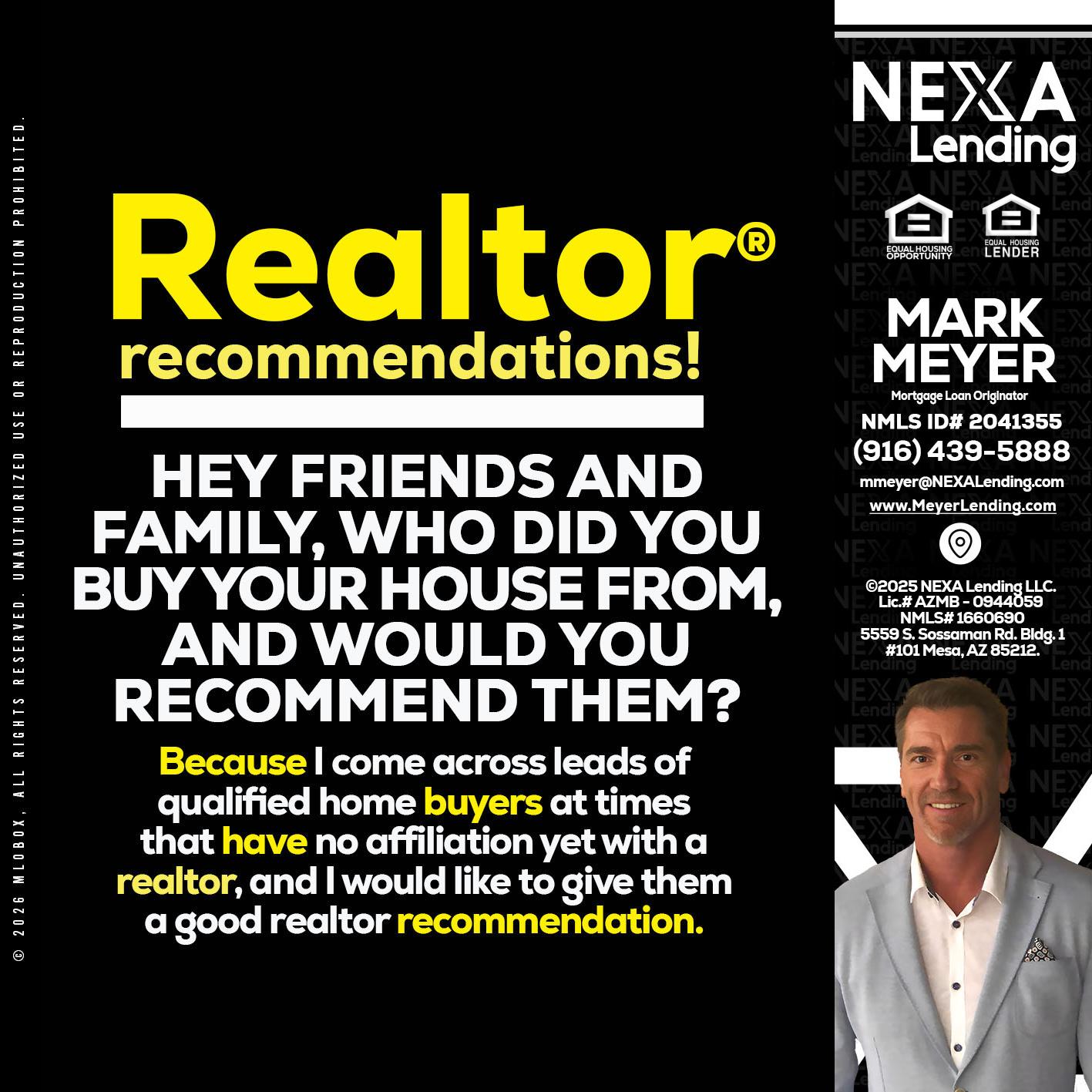 REALTOR - Mark Meyer -Mortgage Loan Originator