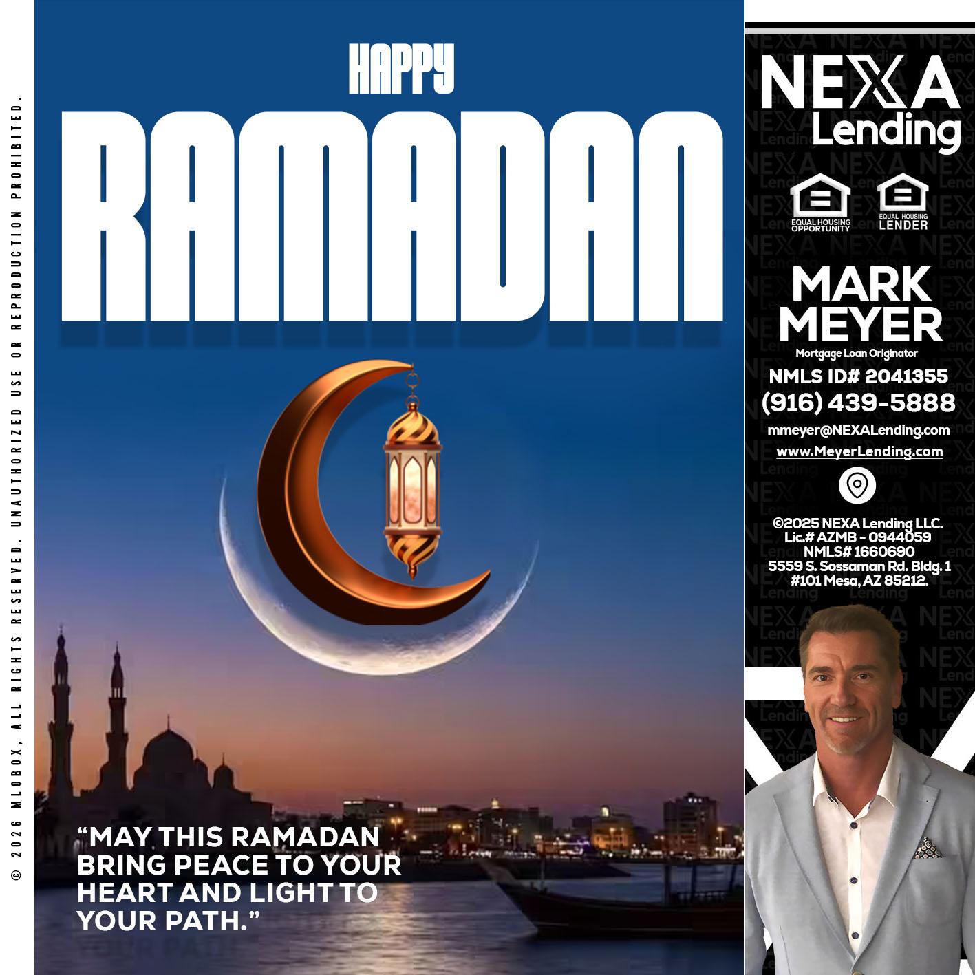 RAMADAN - Mark Meyer -Mortgage Loan Originator