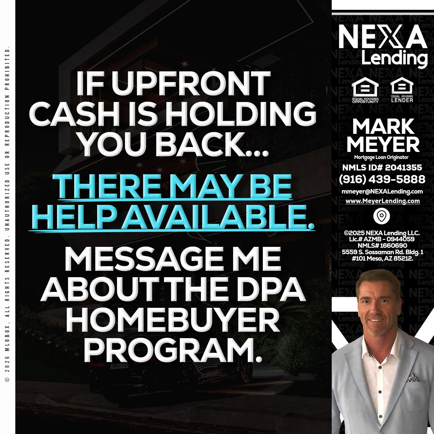 IF UPFRONT - Mark Meyer -Mortgage Loan Originator