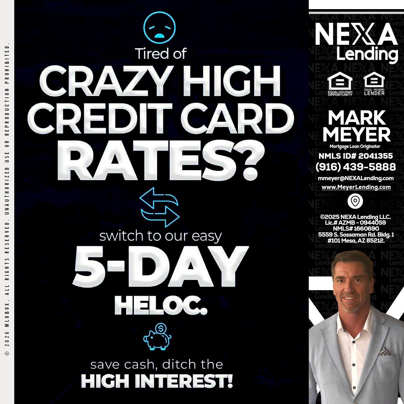 CRAZY HIGH - Mark Meyer -Mortgage Loan Originator