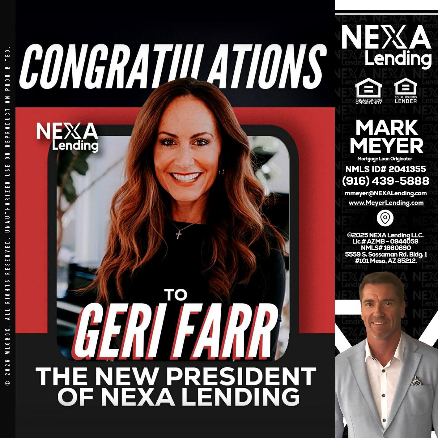CONGRATULATIONS - Mark Meyer -Mortgage Loan Originator
