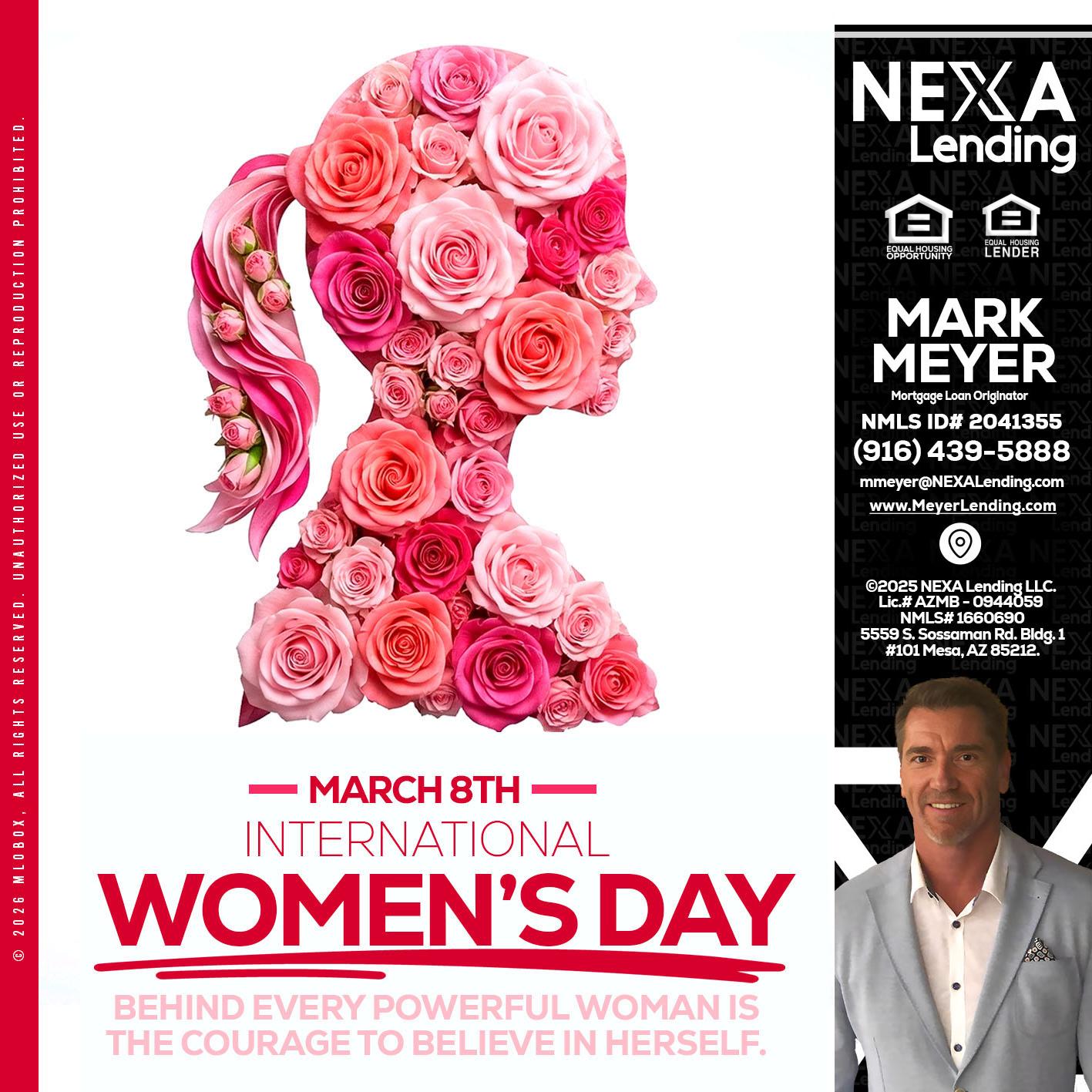 MARCH 8TH - Mark Meyer -Mortgage Loan Originator