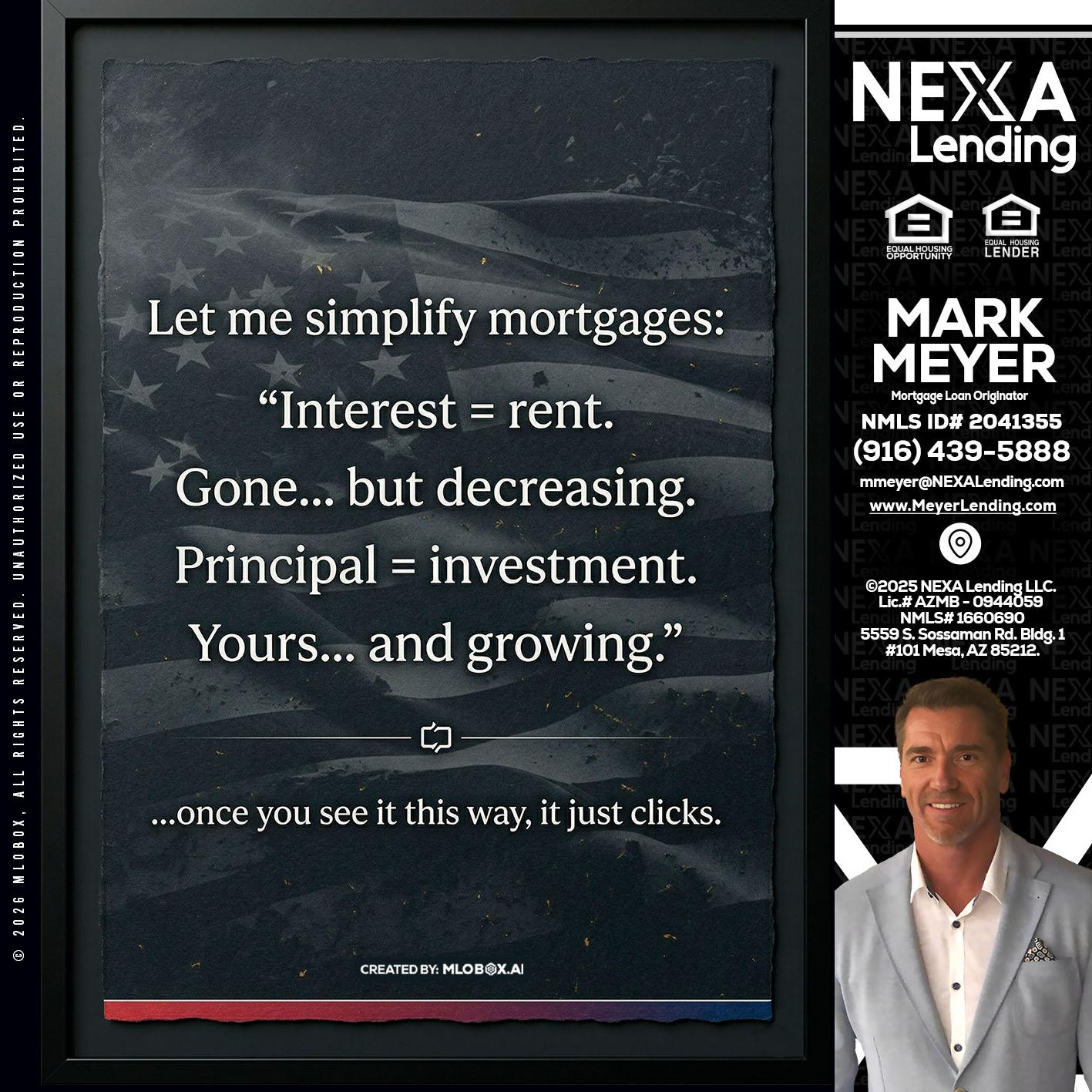 LET ME SIMPLIFY - Mark Meyer -Mortgage Loan Originator