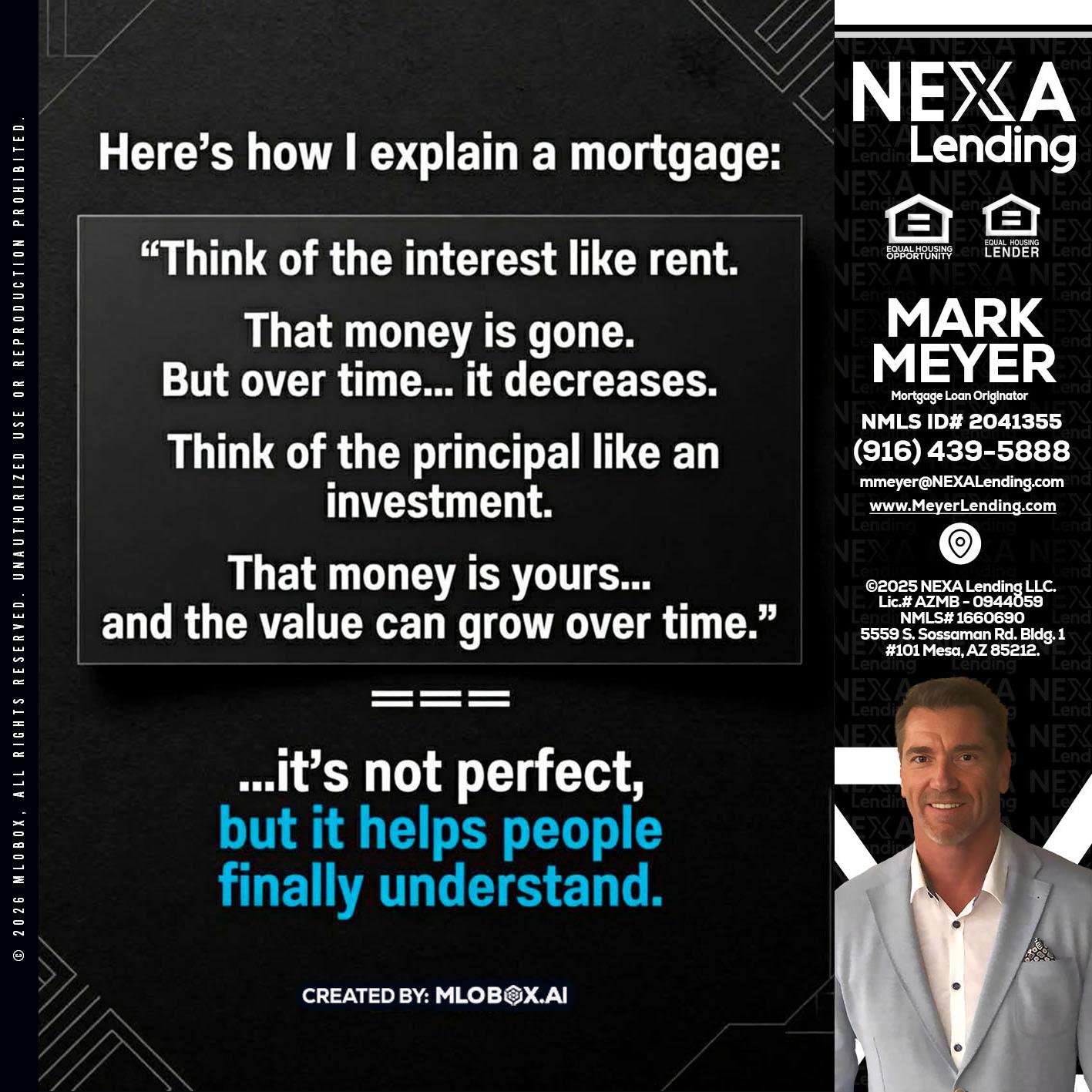 HERES NOW - Mark Meyer -Mortgage Loan Originator