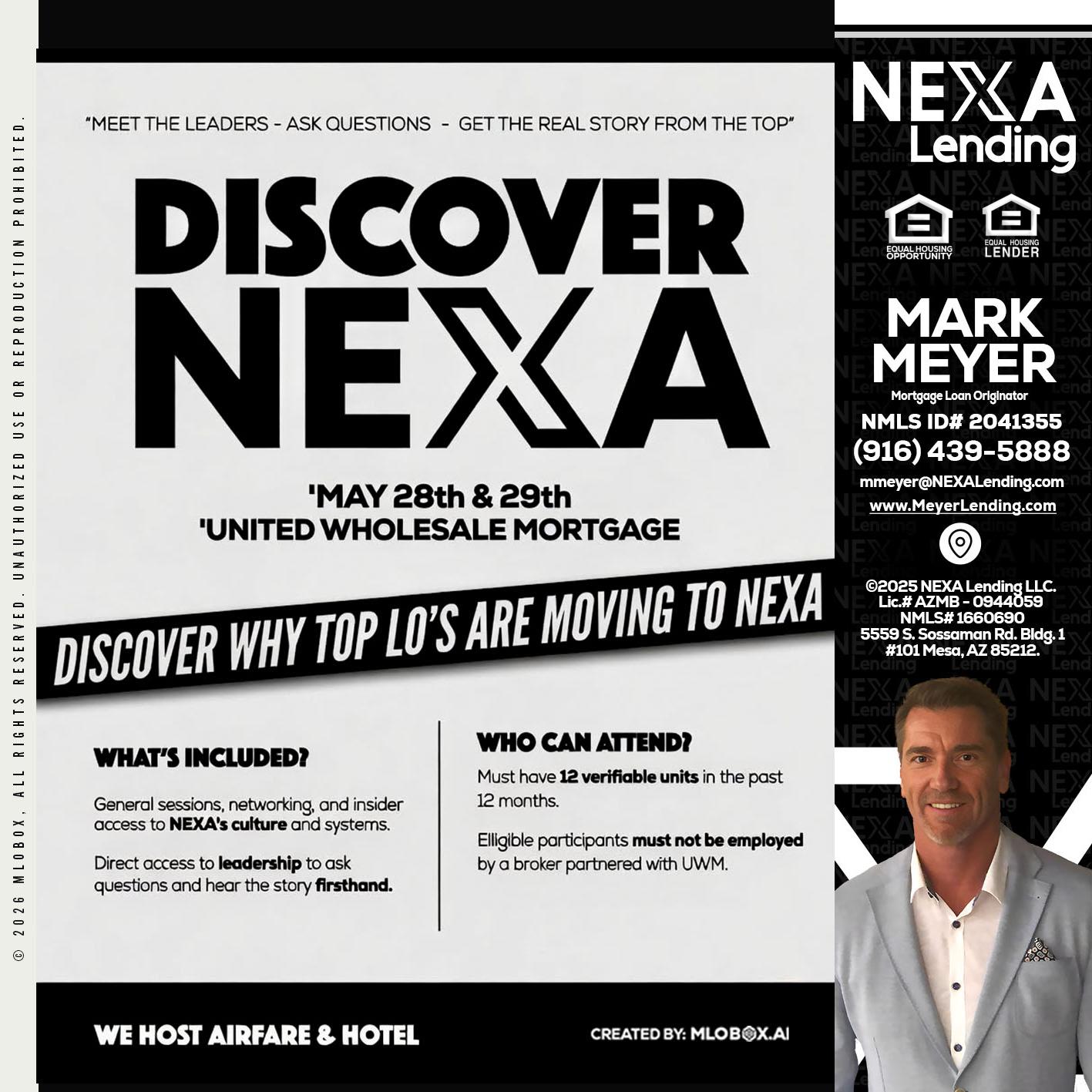 DISCOVER NEXA - Mark Meyer -Mortgage Loan Originator