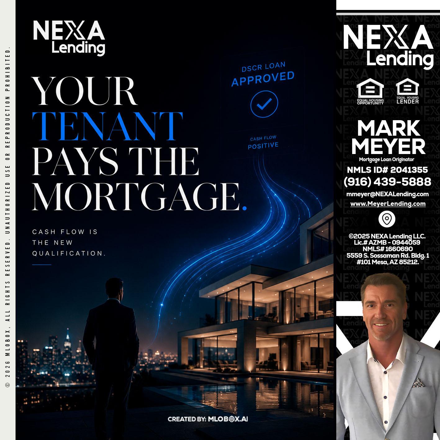 DSCR LOANS - Mark Meyer -Mortgage Loan Originator