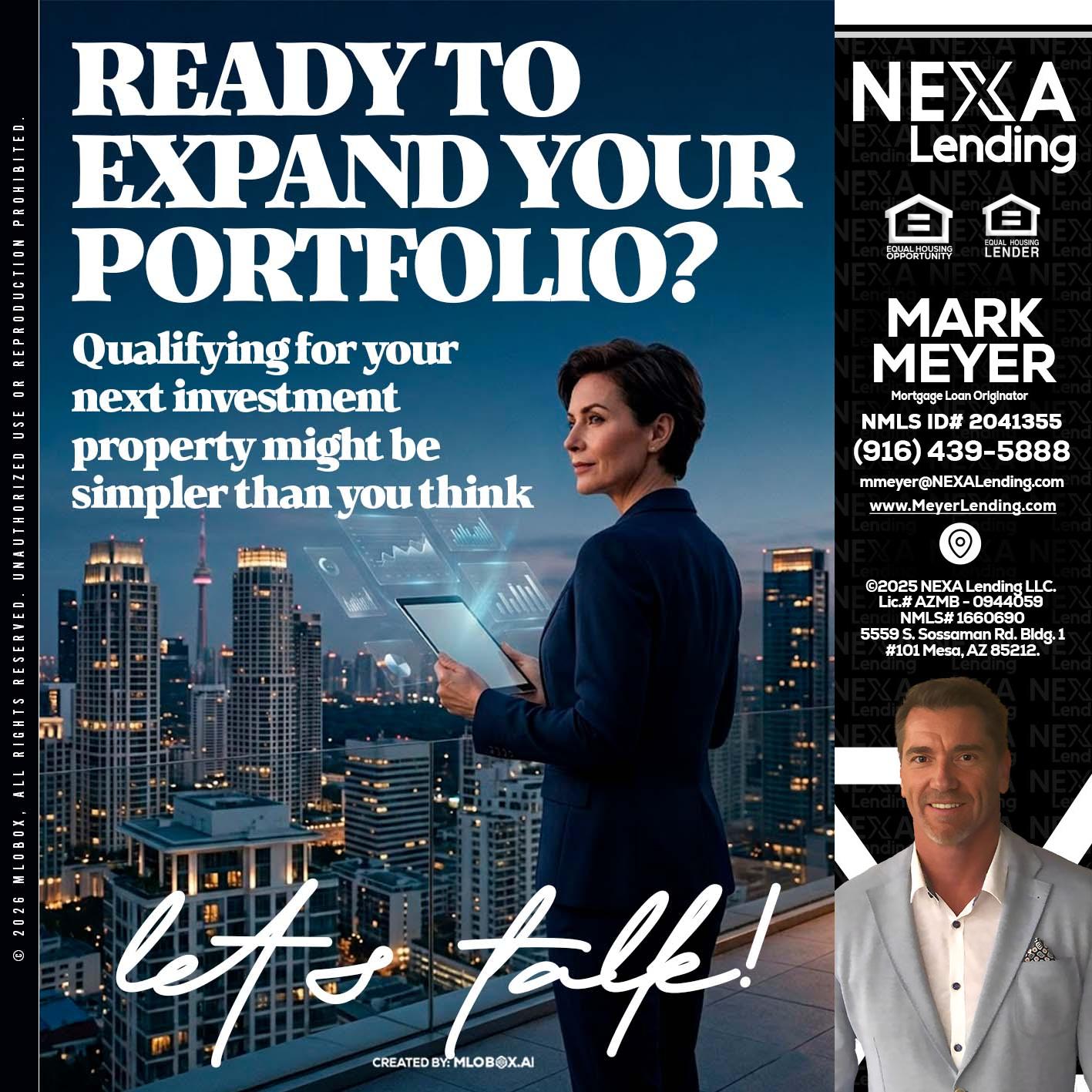 READY TO EXPAND - Mark Meyer -Mortgage Loan Originator