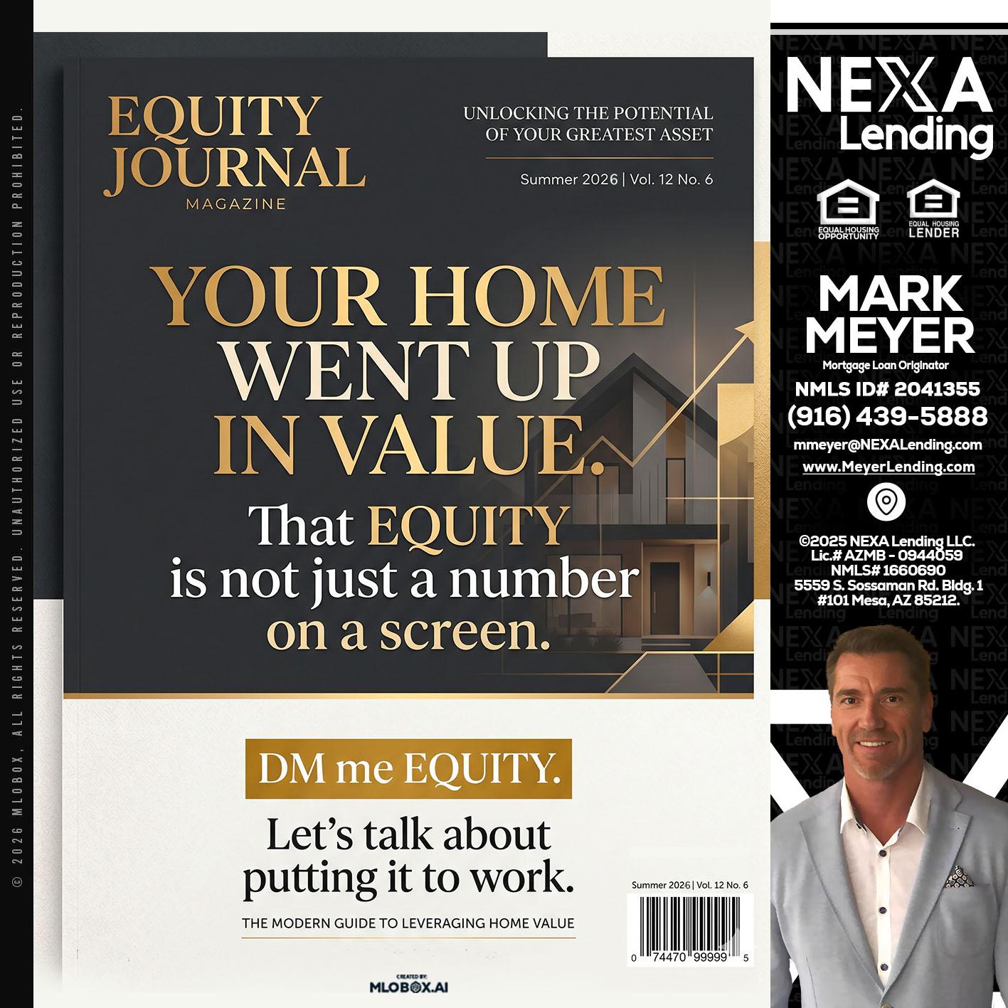 YOUR HOME - Mark Meyer -Mortgage Loan Originator