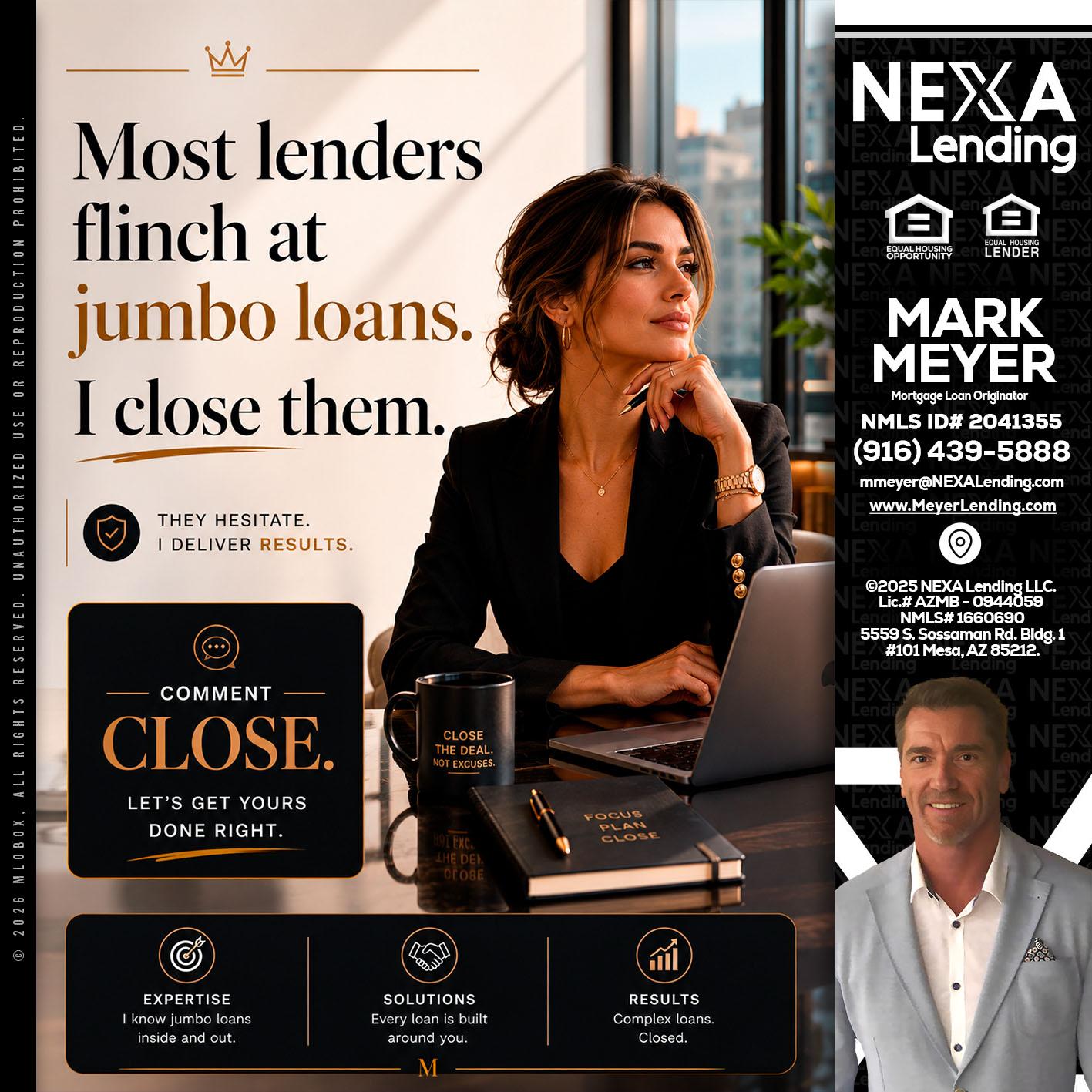 most lenders - Mark Meyer -Mortgage Loan Originator