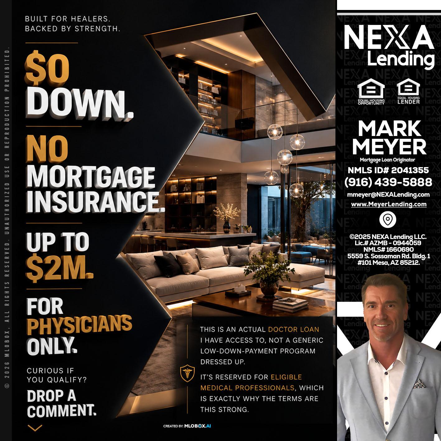 $0 DOWN - Mark Meyer -Mortgage Loan Originator